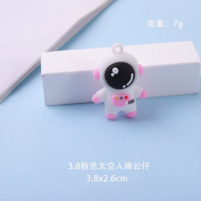 图片[15]-现货太空人系列钥匙扣小公仔PVC软胶卡通宇航员男女情侣包包挂件