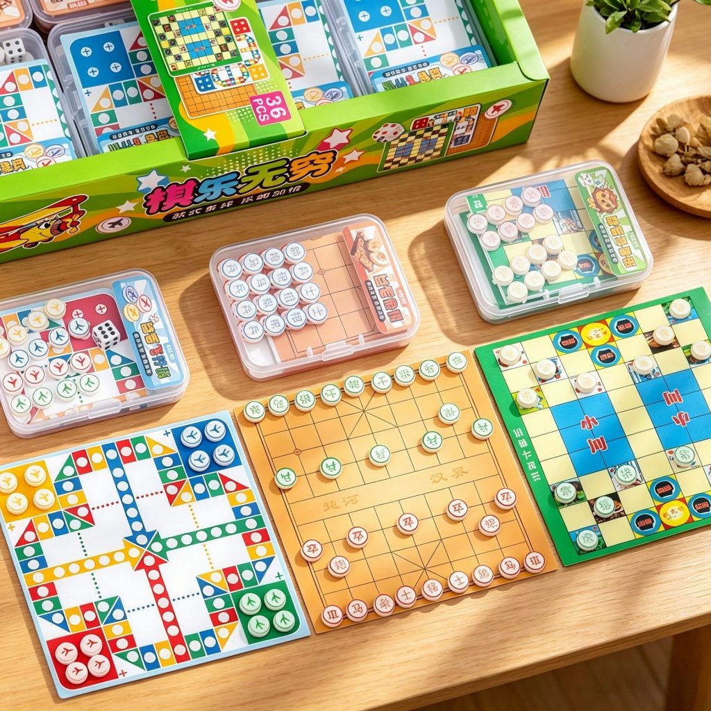图片[5]-飞行棋斗兽棋跳棋迷你益智玩具奖励小礼物实用创意小学生分享奖品