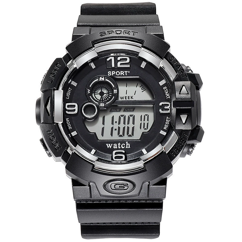 图片[3]-抖音热货学生手表男电子运动手表LED儿童户外表男女防水手表批发