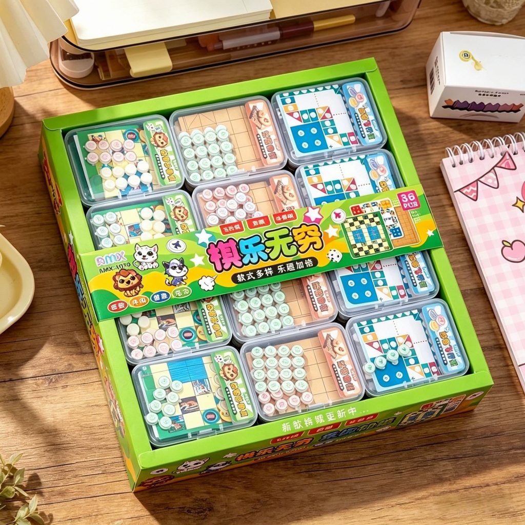 图片[6]-飞行棋斗兽棋跳棋迷你益智玩具奖励小礼物实用创意小学生分享奖品