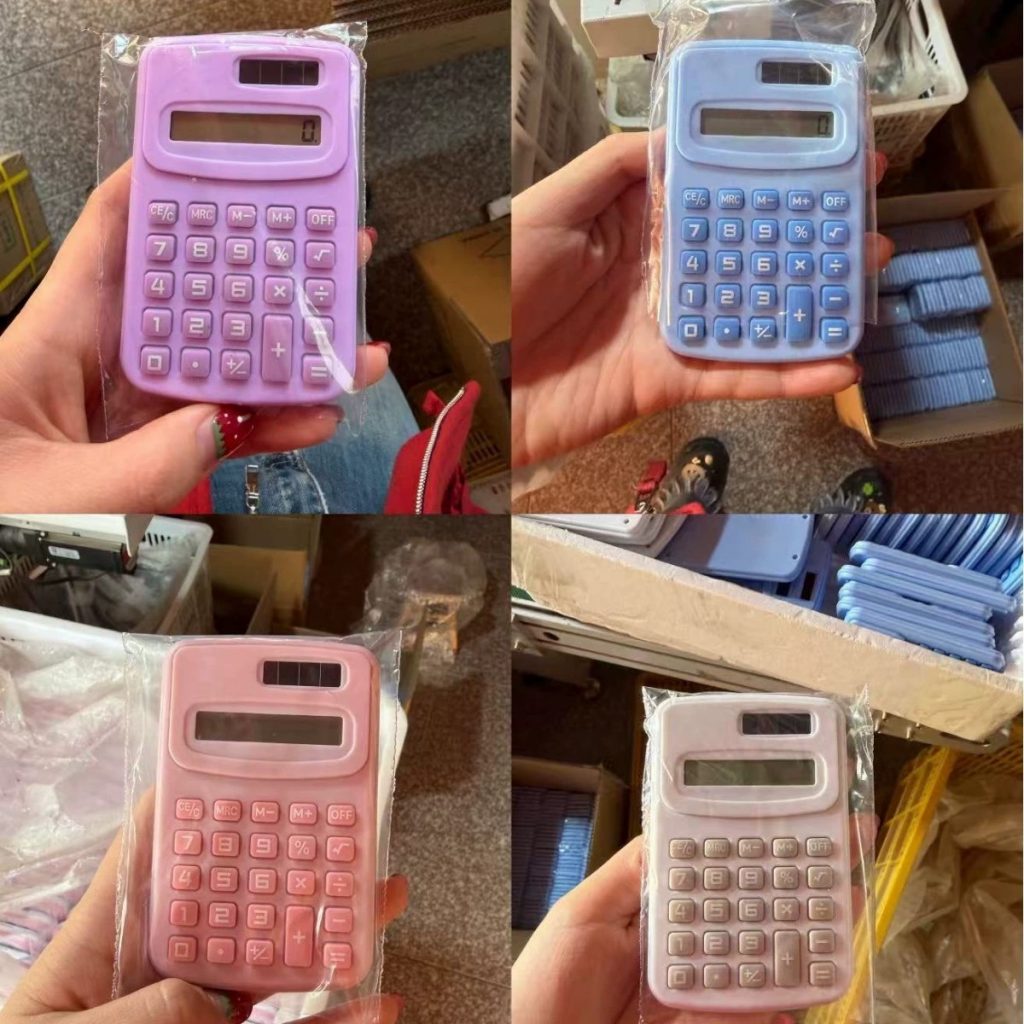 图片[3]-彩色马卡龙迷你计算器学生会计可爱小巧实用便捷携带网红学习办公
