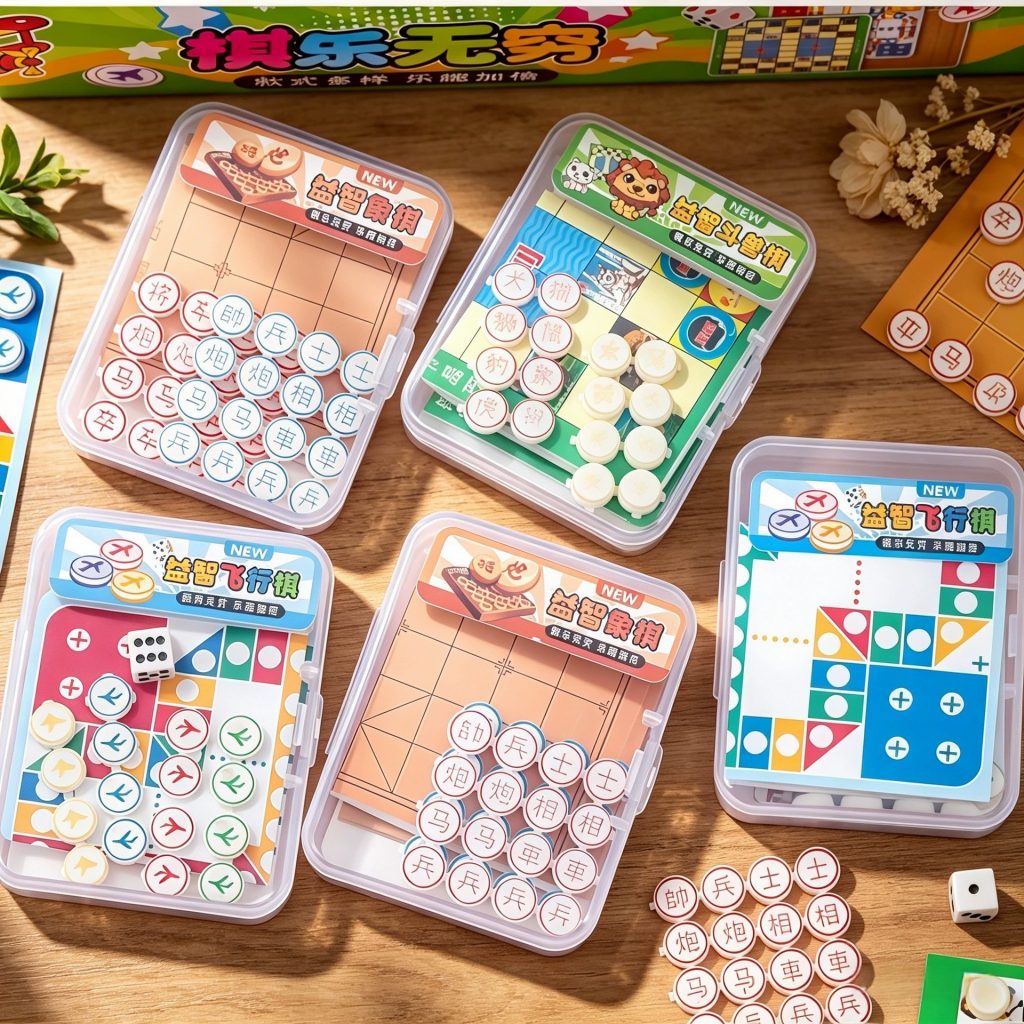 图片[7]-飞行棋斗兽棋跳棋迷你益智玩具奖励小礼物实用创意小学生分享奖品