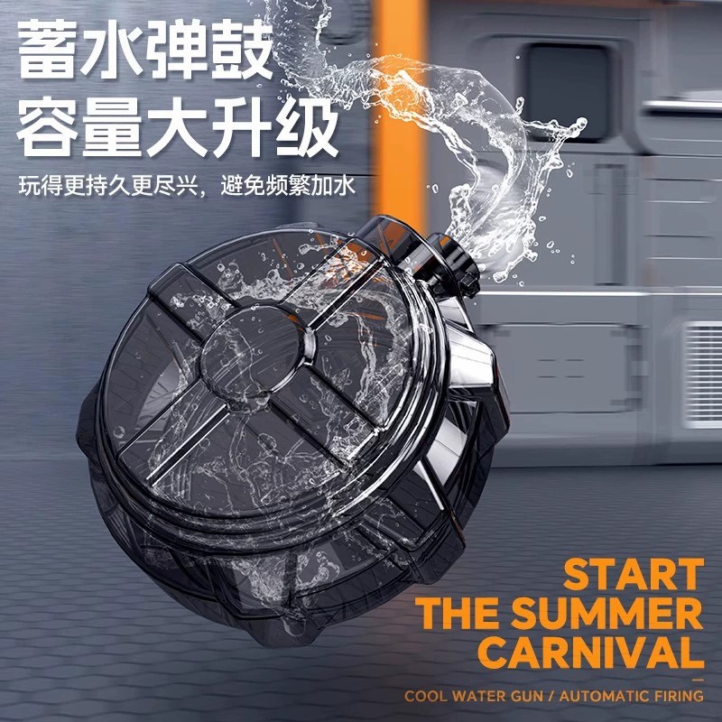 图片[4]-新款黑科技火光冰鼠电动连发水枪玩具儿童喷水高压强力射程远