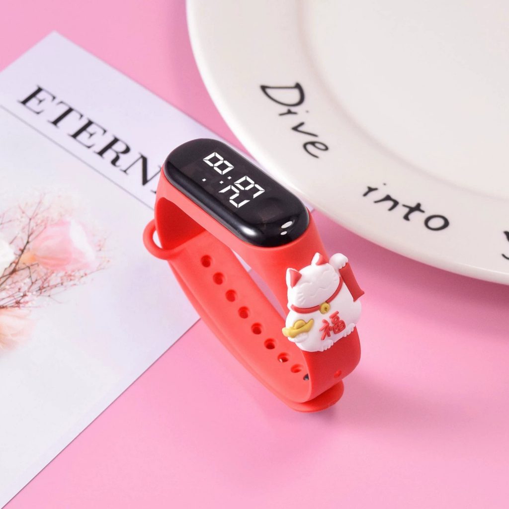 图片[2]-新款公仔创意礼品卡通LED电子表简约可爱防水儿童学生电子手表女