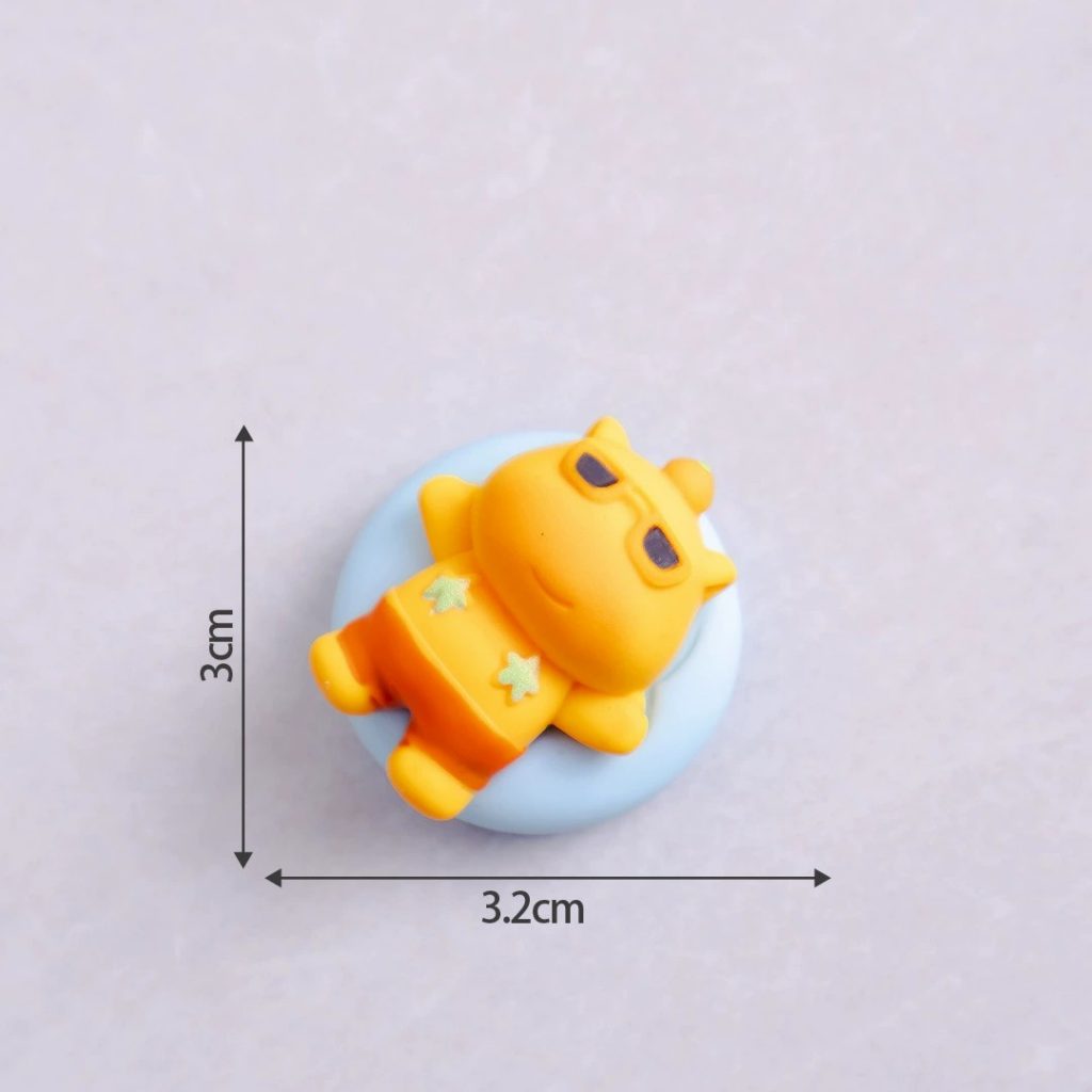 图片[11]-卡通萌粒水豚噜噜大版实色小公仔树脂装饰配件 diy工艺品车载摆件