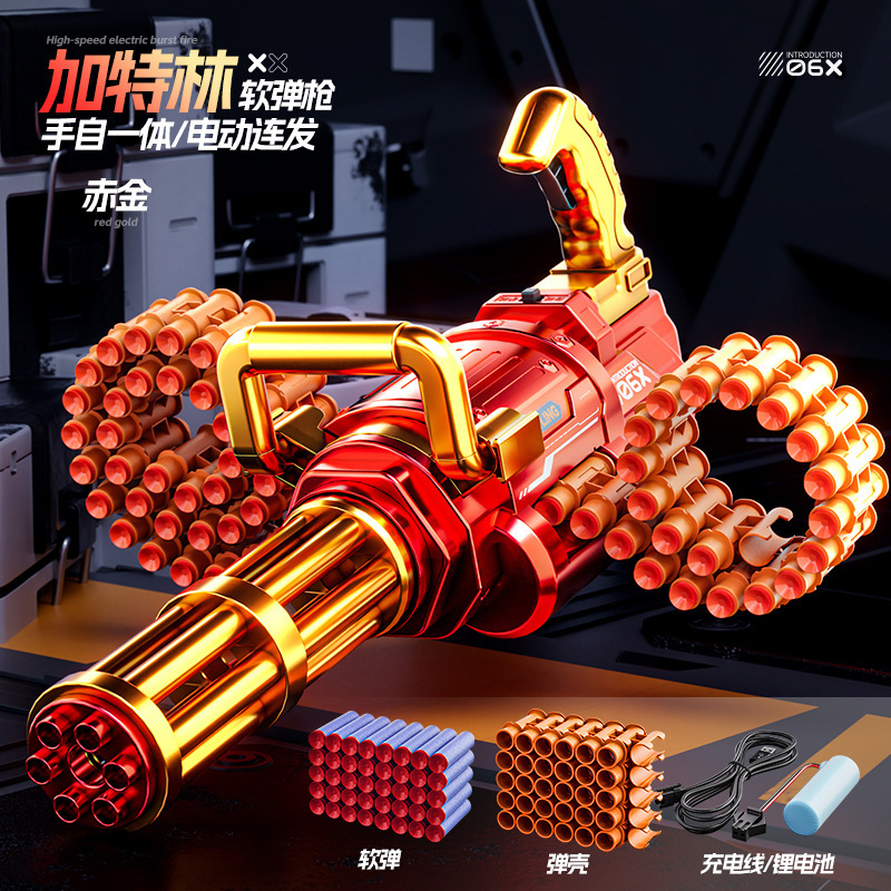 图片[7]-电子记打靶射击玩具儿童电子M6软弹枪小男孩动训练移动互动