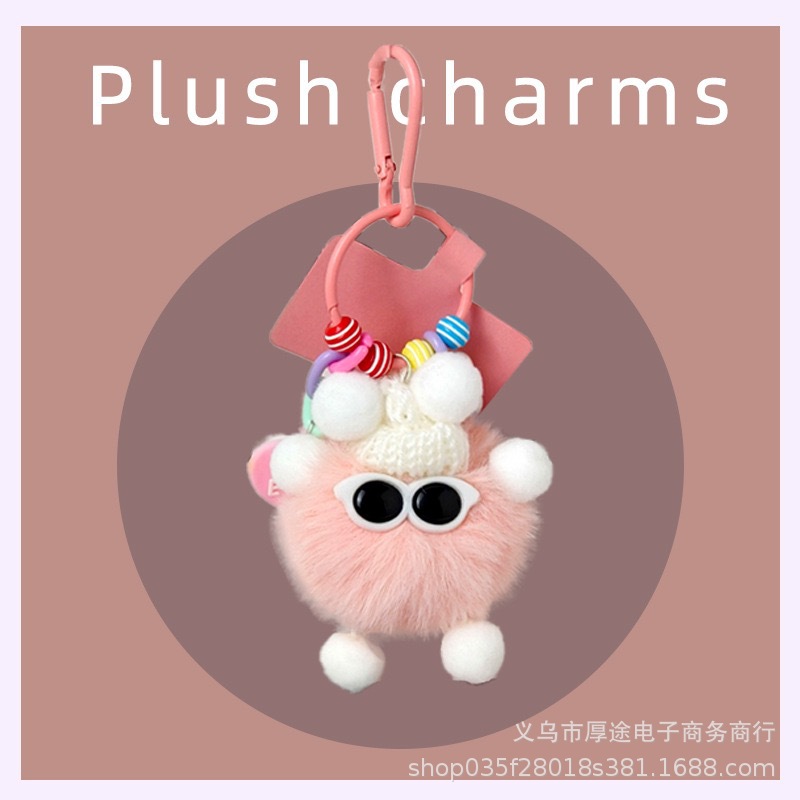图片[9]-毛绒挂件猫咪钥匙扣跨境腮红猫咪毛绒公仔情侣钥匙扣工厂批发配件