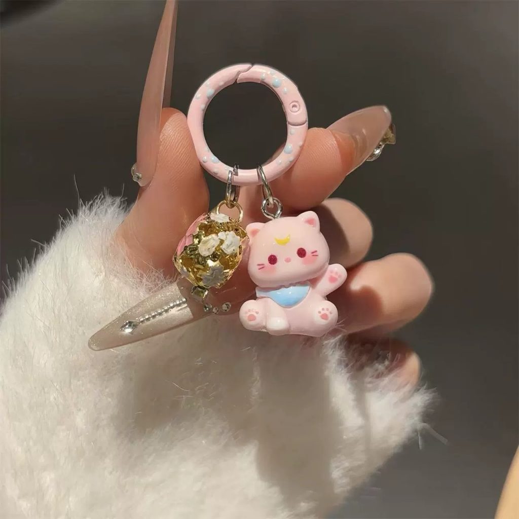 图片[28]-新款猫咪卡通钥匙扣学生书包可爱挂件少女包包配饰饰品闺蜜小礼物