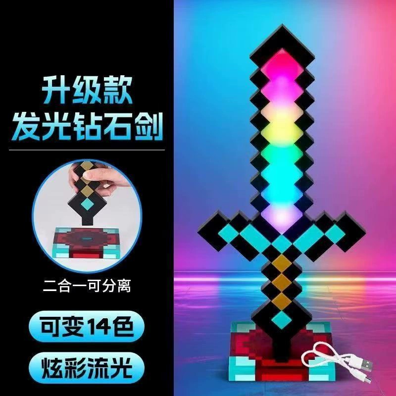 图片[7]-火旋剑双刃光剑儿童玩具剑男孩双头伸缩轴承旋转刀发光宝剑激光剑