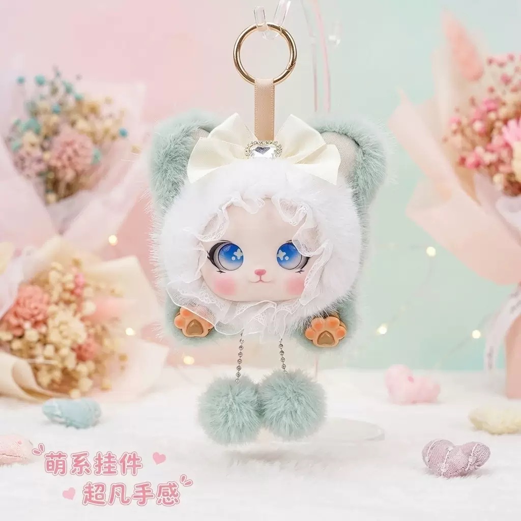 图片[20]-跨境【纯手工爆款】可爱毛绒挂件玩具公仔玩偶创意包包装饰挂饰钥