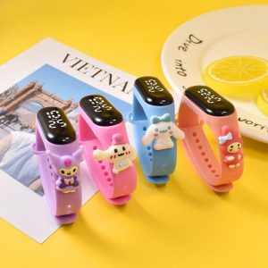 新款公仔创意礼品卡通LED电子表简约可爱防水儿童学生电子手表女-义乌小商品供应商厂家联系方式汇总网站