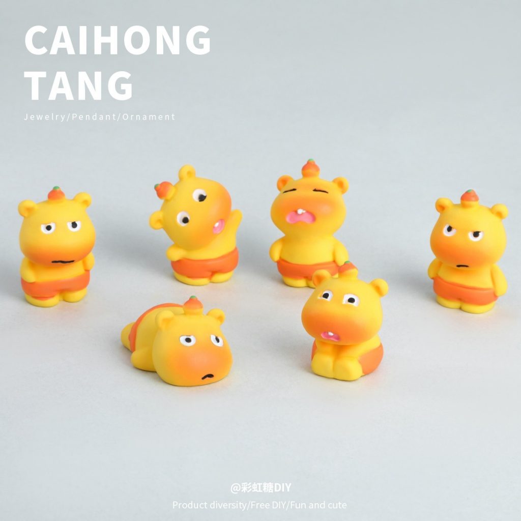 图片[20]-卡通萌物实色水豚噜噜 热销DIY饰品配件创意桌面小摆件自制小挂件