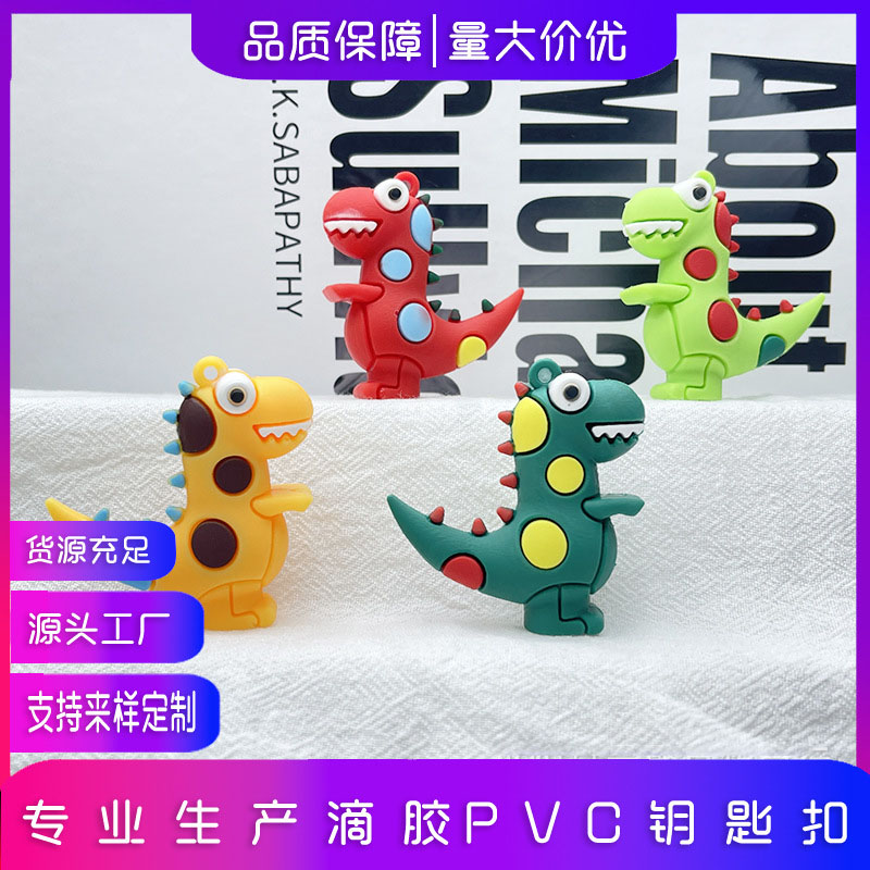 图片[3]-卡通波点恐龙钥匙扣情侣包包挂件桌面摆件考古盲盒活动小礼品批发